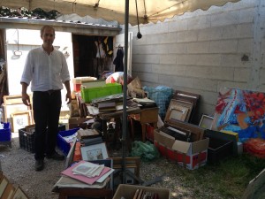 David Hunting for Antique Art in Paris