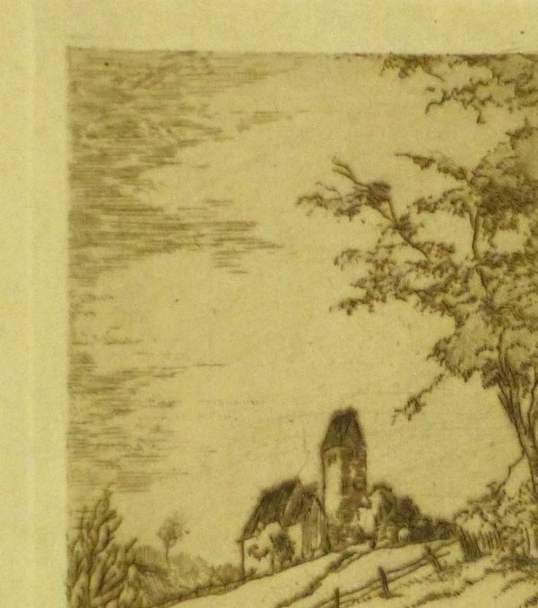 Etching - Over the Hill - Detail 2-9959M