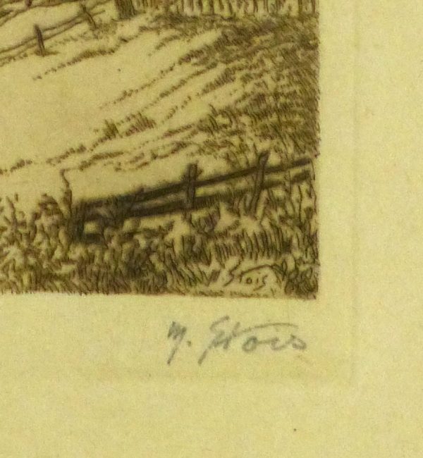 Etching - Over the Hill - Detail 1-9959M