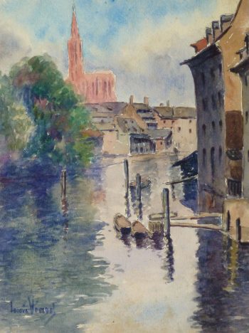 Watercolor Landscape - The Canal- Main- 9971M