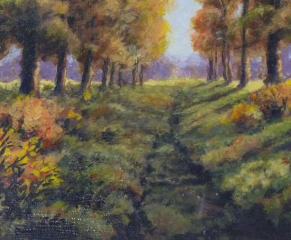 Oil Landscape - Arbor Path - Detail 1-9972M