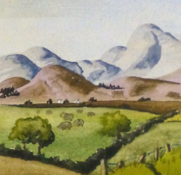 Watercolor & Gouache Landscape - English Countryside-detail 2-10241M