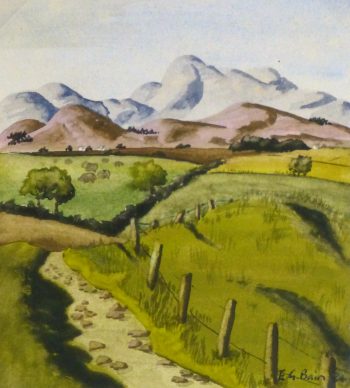 Watercolor & Gouache Landscape - English Countryside-main-10241M
