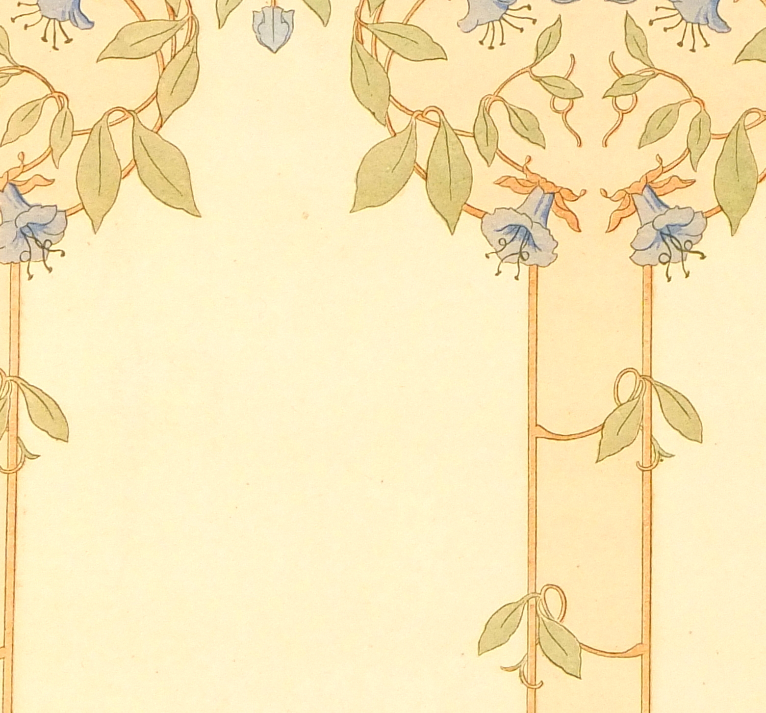 Pochoir Interior Lithograph-detail-5681K Pochoir Interior Lithograph-detail-5681K