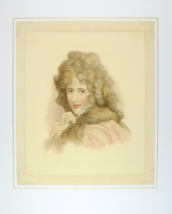 Nellie Farren Engraving-matted-8399K