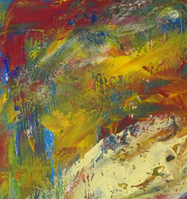 Acrylic - Sans Peur Abstract-detail 2-10090K