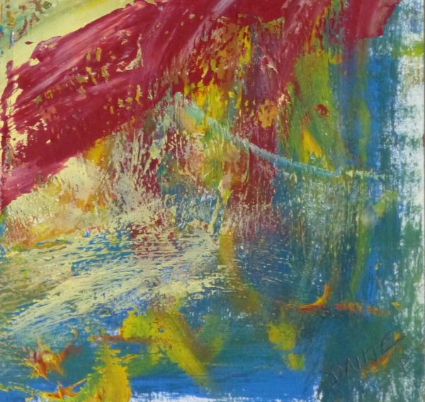 Acrylic - Sans Peur Abstract-detail-10090K