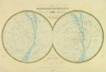 Celestial Planispheres Engraving, 1838-main-10371M