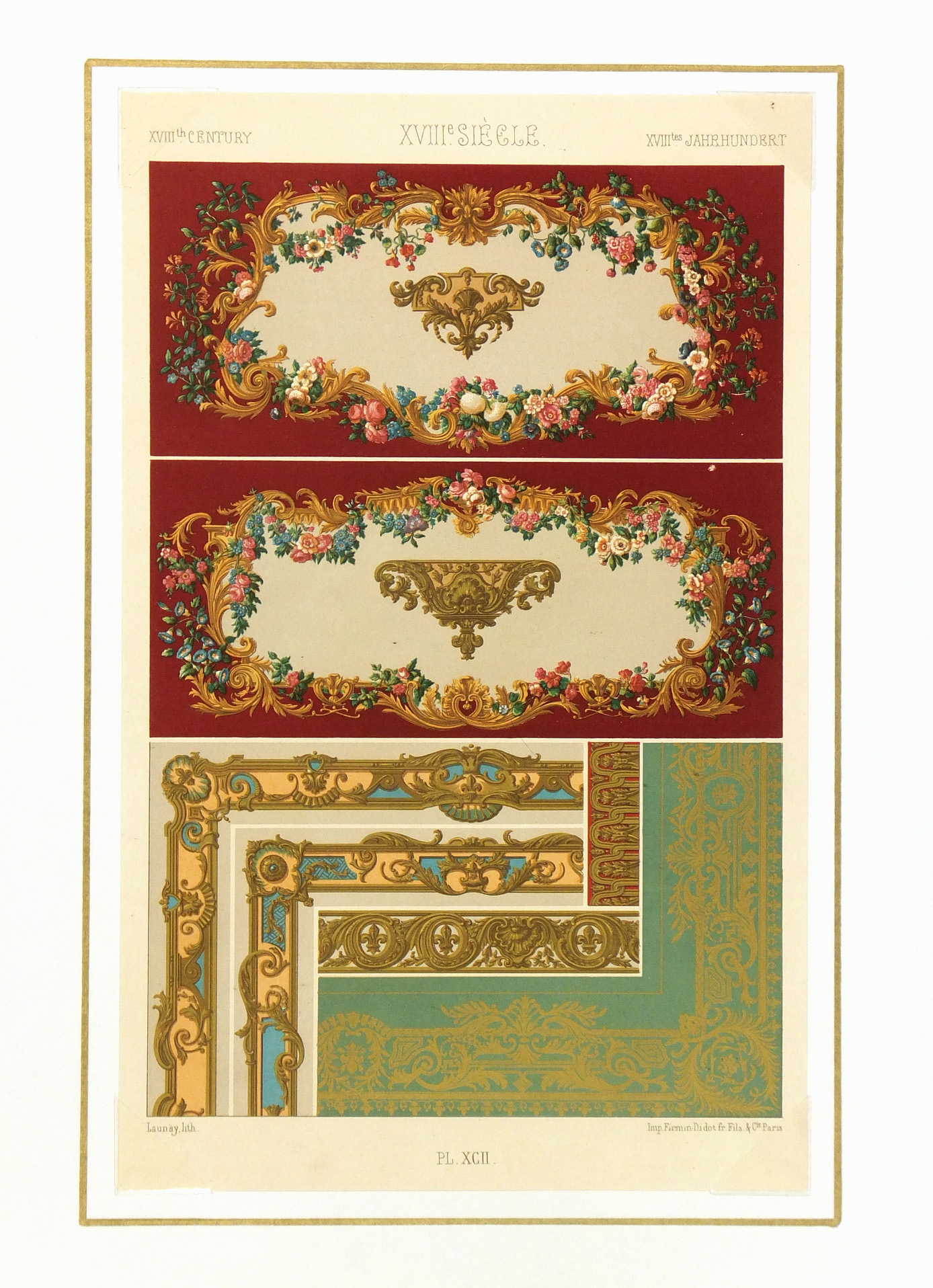 17th-Century Designs, 1888-matted-5625K 17th-Century Designs, 1888-matted-5625K