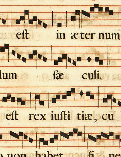 Late Renaissance Music Sheet, Circa 1750-detail-5709K Late Renaissance Music Sheet, Circa 1750-detail-5709K