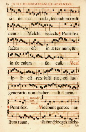 Late Renaissance Music Sheet, Circa 1750-main-5709K