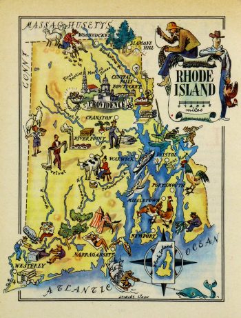 Rhode Island Pictorial Map, 1946-main-6238K