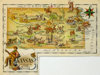 Pictorial Map - Kansas, 1946-main-6276K