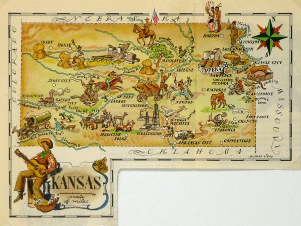 Pictorial Map - Kansas, 1946-main-6276K