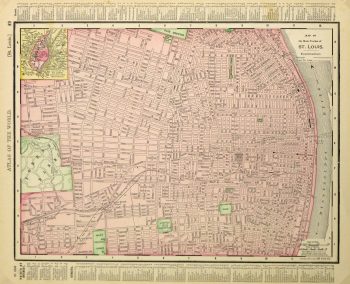 St. Louis Map,1895-main-6435K