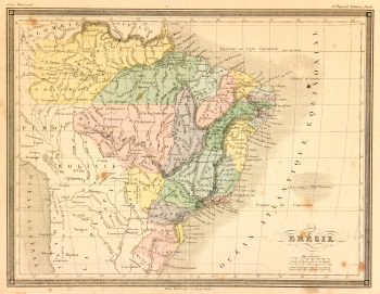 Brazil Map, 1877-main-7303K
