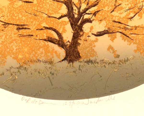 Oak at Dawn, Circa 1980-detail 2-7491K