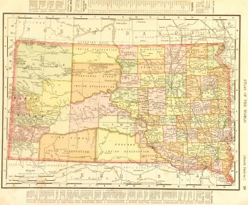 Map - South Dakota, 1901-main-7721K