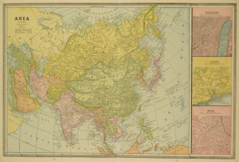 Asia Map, 1890-main-8208K