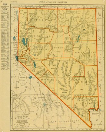 Map of Nevada, 1937-main-8704K