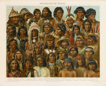 Native Americans Print, 1886-main-9129K