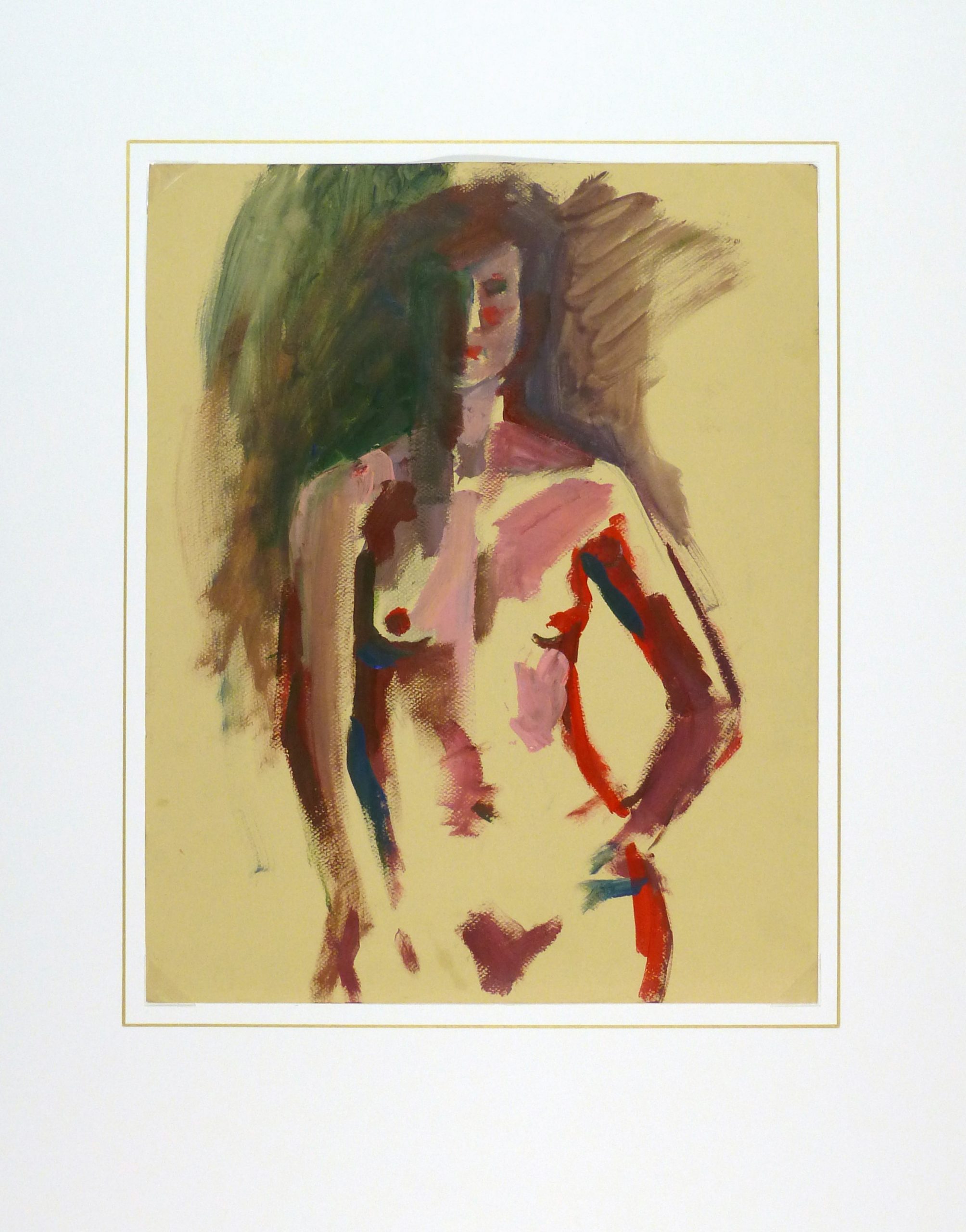 Acrylic - Modern Nude Female-matted-9174K Acrylic - Modern Nude Female-matted-9174K