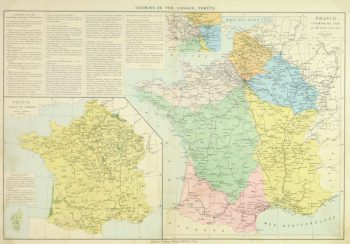 France Railways Map, 1883-main-9379K