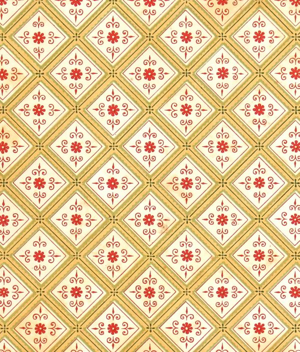 French Ceiling Antique Print, 1867-detail-K5130