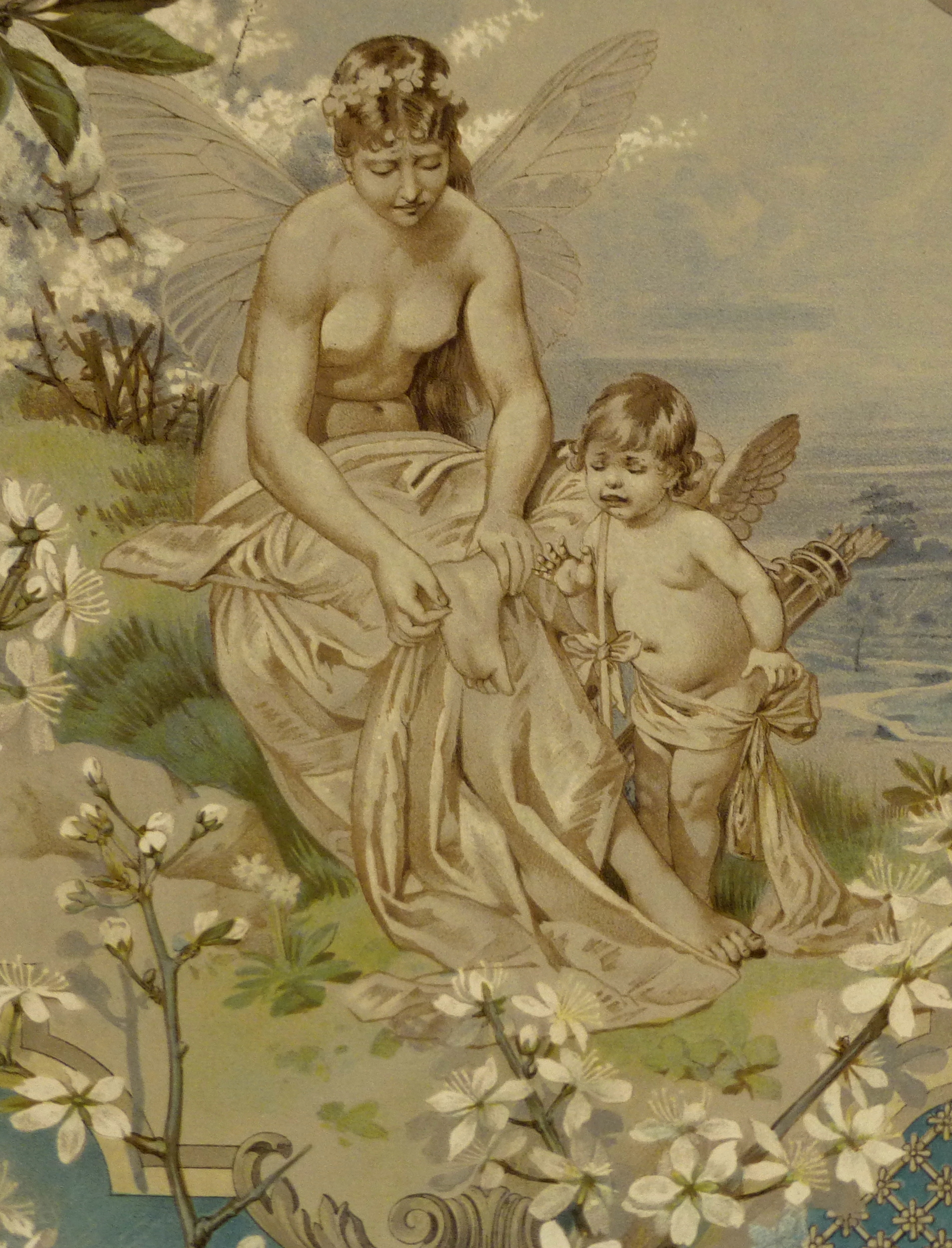 Angels & Blueberries, 1886-detail 2-KB1656 Angels & Blueberries, 1886-detail 2-KB1656