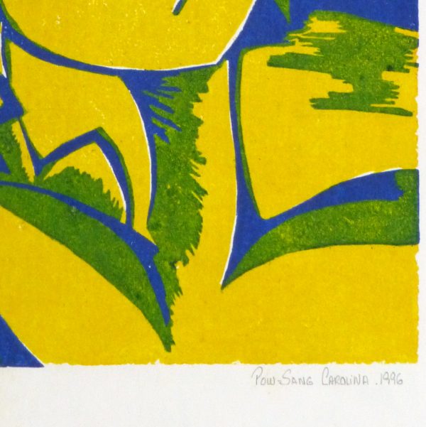 Abstract Woodcut - Trihelio II, 1996-detail-10464M