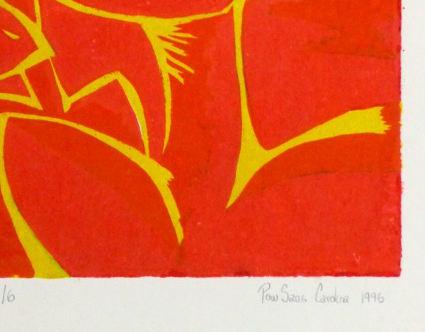 Abstract Woodcut - Trihelio III, 1996-detail-10465M