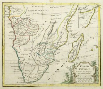 Map of South Africa, 1778-main-10501M