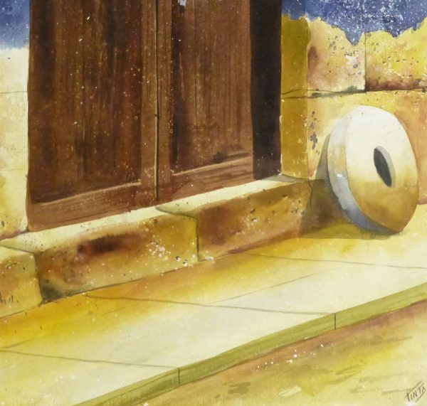 Watercolor Landscape - Rustic Entryway, 2011-detail-10534M