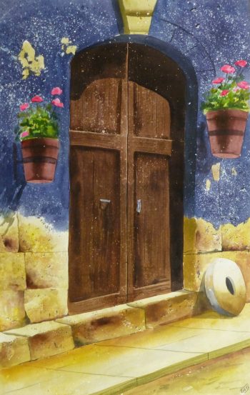 Watercolor Landscape - Rustic Entryway, 2011-main-10534M