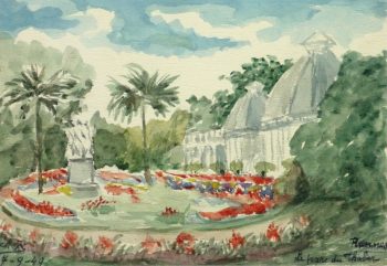Watercolor Landscape - Rainbow Waters, 1949-main-10637M