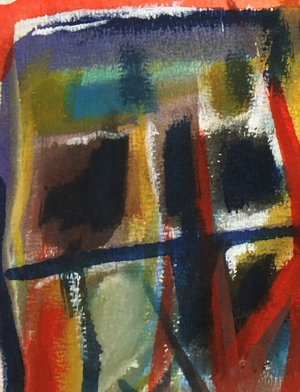Modern Acrylic Abstract, Circa 1975-detail-5952G
