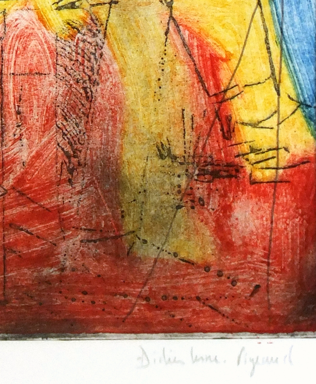 Aquatint Etching - L'Expose, Circa 2000-detail 2-5999G Aquatint Etching - L'Expose, Circa 2000-detail 2-5999G