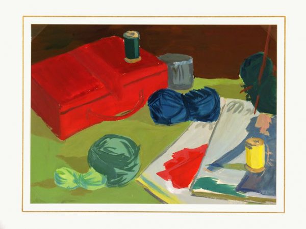 Gouache Still Life - Crafting Corner-matted-7571G