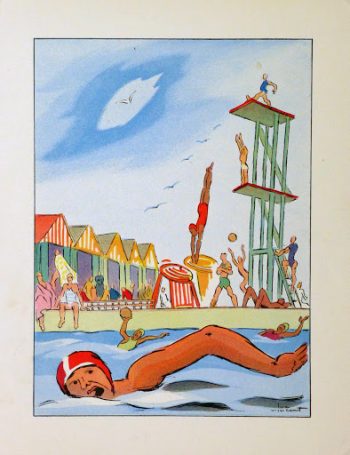 Pool Day Print, 1932-main-9106K