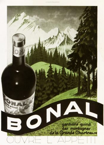 French Aperitif Wine Print, Circa 1930-main-6166K
