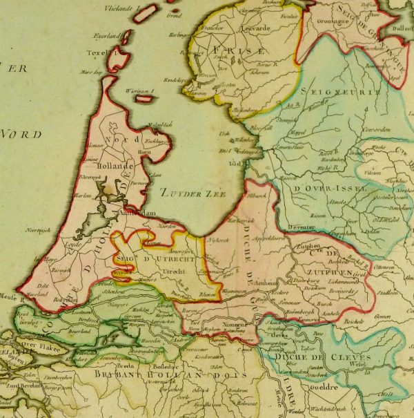 Map of Holland, 1767-detail-8118K