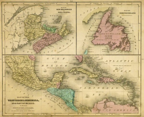 Map of West Indies & Islands, 1844-main-8560K