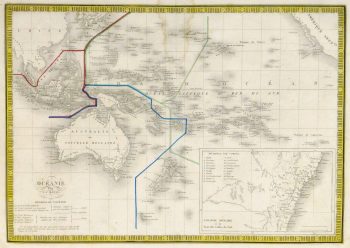 Pacific Ocean Map, 1842-main-8829K