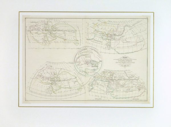 Ancient Greek Geography Map, 1838-matted-9368K