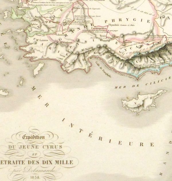 Retreat Ten Thousand Map, 1838-detail 2-9395K