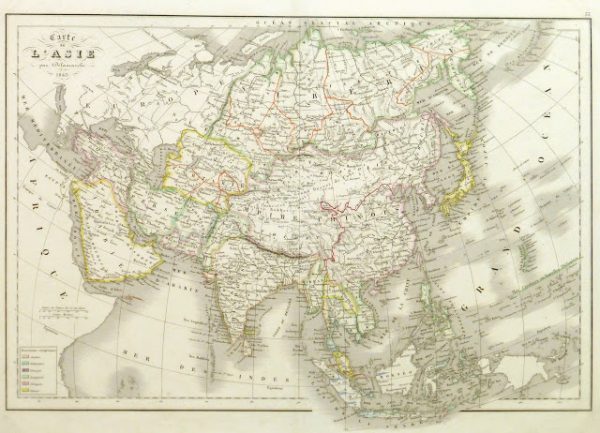 Map of Asia, 1845-main-9402K