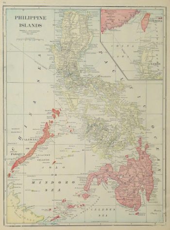 Map Philippine Islands, 1916-main-9445K