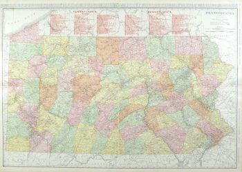 Pennsylvania Railroads Map, 1906-main-9460K