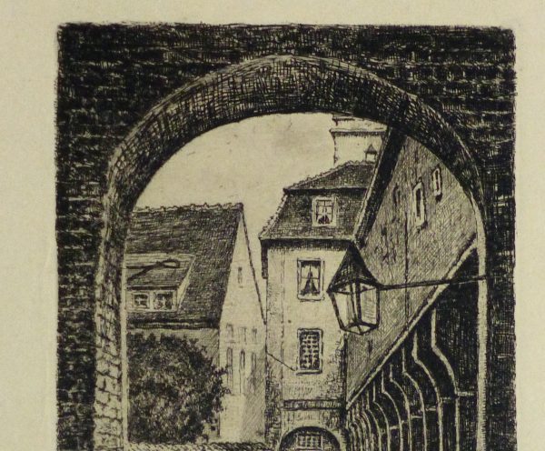 tching - The Alley, Circa 1930-detail 2-10751M