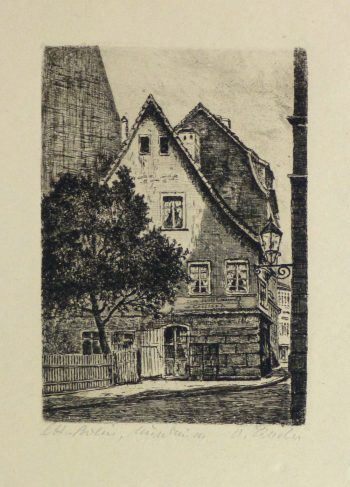 Etching - The Corner Pub, Circa 1930-main-10752M